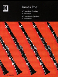 James Rae: 40 Modern Studies For Solo Clarinet (noty na klarinet)