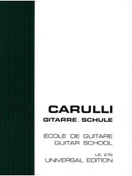 Ferdinando Carulli: Gitarre Schule (noty na kytaru)
