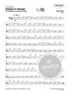Arvo Pärt: Spiegel im Spiegel (noty na violoncello, klavír)
