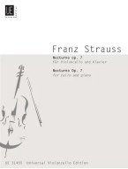Franz Strauss: Nocturno (noty na violoncello, klavír)