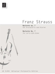 Franz Strauss: Nocturno (noty na violoncello, klavír)