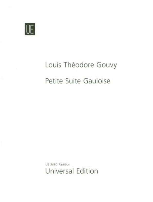 Théodore Gouvy: Petite Suite Gauloise Opus 90 (noty, partitura, dechové nástroje)