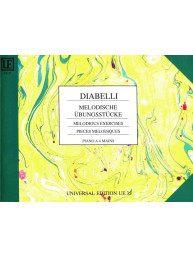 Anton Diabelli: Melodious Exercises for Piano 4 Hands op. 149 (noty na čtyřruční klavír)