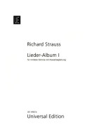 Richard Strauss: Song Album 1 - Medium Voice (noty na klavír, zpěv)