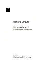 Richard Strauss: Song Album 1 - Medium Voice (noty na klavír, zpěv)