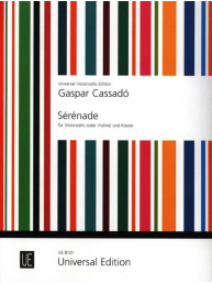 Gaspar Cassadó: Serenade (noty na violoncello, klavír)