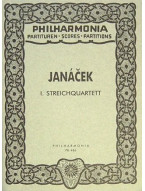 Leoš Janáček: Streichquartett Nr. 1 (noty, studijní partitura)