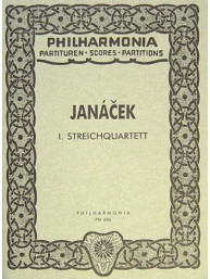 Leoš Janáček: Streichquartett Nr. 1 (noty, studijní partitura)