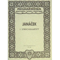 Leoš Janáček: Streichquartett Nr. 1 (noty, studijní partitura)