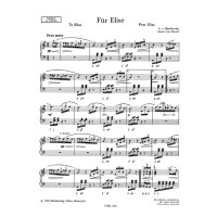 Ludwig van Beethoven: Für Elise (noty na akordeon, duet)