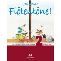 Barbara Ertl: Jede Menge Flötentöne! Band 2 (noty na altovou zobcovou flétnu)(+audio)