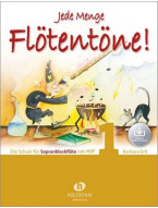 Barbara Ertl: Jede Menge Flötentöne! 1 (noty na sopránovou zobcovou flétnu)(+audio)