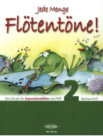 Barbara Ertl: Jede Menge Flötentöne! 2 (noty na sopránovou zobcovou flétnu)(+audio)