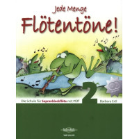 Barbara Ertl: Jede Menge Flötentöne! 2 (noty na sopránovou zobcovou flétnu)(+audio)