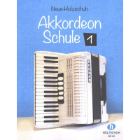 Alfons Holzschuh: Neue Akkordeonschule 1 (noty na akordeon)