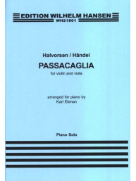 Georg Friedrich Händel / Johan Halvorsen: Passacaglia (noty na klavír)