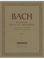 J.S. Bach: Cantata BWV 6 Bleib Bei Uns (noty, partitura)