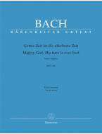 J.S. Bach: Cantata Gottes Zeit ist die allerbeste Zeit (noty na sborový zpěv, klavír)