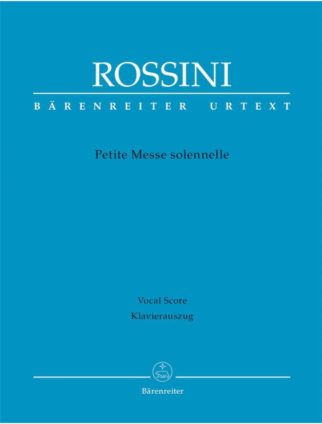 Gioachino Rossini: Petite Messe Solennelle (noty klavír, zpěv)