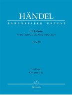 Georg Friedrich Händel: Dettinger Te Deum - HWV 283 (noty klavír, zpěv)