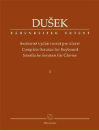 Frantisek Xaver Dušek: Complete Sonatas for Keyboard vol. 1 (noty na klavír) Frantisek Xaver Dušek: Complete Sonatas for Keyboard vol. 1 (noty na klavír)