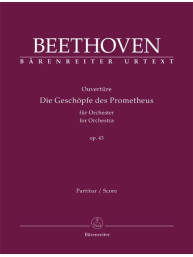 Beethoven: Die Geschöpfe des Prometheus - Ouverture Op. 43 (noty, partitura)