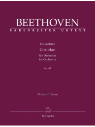 Beethoven: Ouverture Coriolan Op. 62 (noty, partitura)