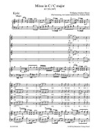 W.A. Mozart: Missa In C - Spatzenmesse KV 220 (noty na klavír, zpěv)