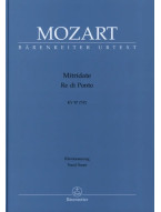 W.A. Mozart: Mitridate Re Di Ponto KV.87 (noty na klavír, zpěv)