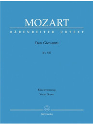 W.A. Mozart: Don Giovanni K.527 (noty klavír, zpěv)