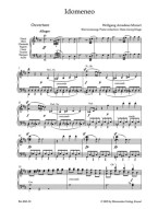W.A. Mozart: Idomeneo K.366 (noty na klavír, zpěv)