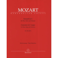 W.A. Mozart: Concerto in C major K. 299/297c (noty na příčnou flétnu, harfu, klavír) (noty na příčnou flétnu, harfu, klavír)