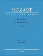 W.A. Mozart: Il re pastore / Der konigliche Hirte KV 208 (noty klavír, zpěv)