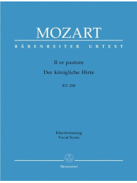 W.A. Mozart: Il re pastore / Der konigliche Hirte KV 208 (noty klavír, zpěv)
