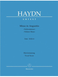 Joseph Haydn: Missa in Angustiis Hob. XXII:11 (noty klavír, zpěv)