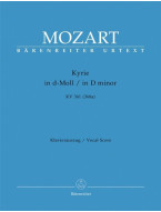 W.A. Mozart: Kyrie in D minor K. 341/368a (noty klavír, zpěv)