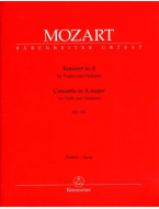 W.A. Mozart: Concerto No. 5 In A KV 219 - A major (noty, partitura)