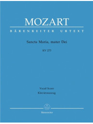 W.A. Mozart: Sancta Maria, Mater Dei K.273 (noty na sborový zpěv, klavír)