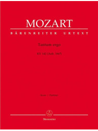 W.A. Mozart: Tantum ergo KV 142 / Anh. 186d (noty, partitura)
