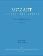 W.A. Mozart: Inter Natos Mulierum K.72 (noty na sborový zpěv, klavír)