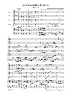 W.A. Mozart: Misericordias Domini K.222/205a (noty na klavír, zpěv)