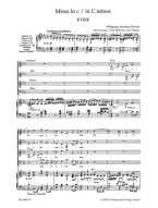 W.A. Mozart: Missa In C Minor K.427/K.417a (noty na klavír, zpěv)