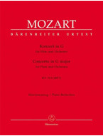 W.A. Mozart: Concerto in G major K. 313/285c (noty na příčnou flétnu, klavír) (noty na příčnou flétnu, klavír)