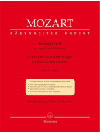 W.A. Mozart: Concerto in B-flat Major K. 191 (186A) (noty na fagot, klavír)