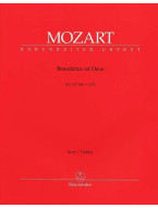 W.A. Mozart: Benedictus sit Deus KV 117/66a=47b (noty, partitura)