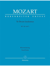 W.A. Mozart: Te Deum Laudamus In C K.141 (noty na klavír, zpěv)