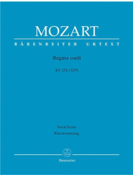 W.A. Mozart: Regina Coeli In C K.276 (noty na klavír, zpěv)