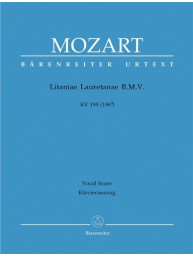 W.A. Mozart: Litaniae Lauretanae B.M.V. In D K.195 (noty na klavír, zpěv)