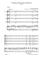 W.A. Mozart: Vesperae Solennes De Confessore K.339 (noty na klavír, zpěv)