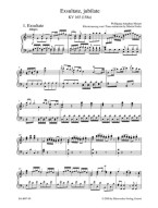 W.A. Mozart: Exsultate, jubilate K.165 (noty na klavír, zpěv)